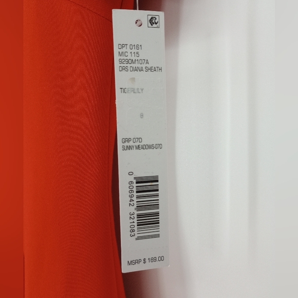 Antonio Melani Diana Sheath Dress in TigerLily - Picture 5 of 7